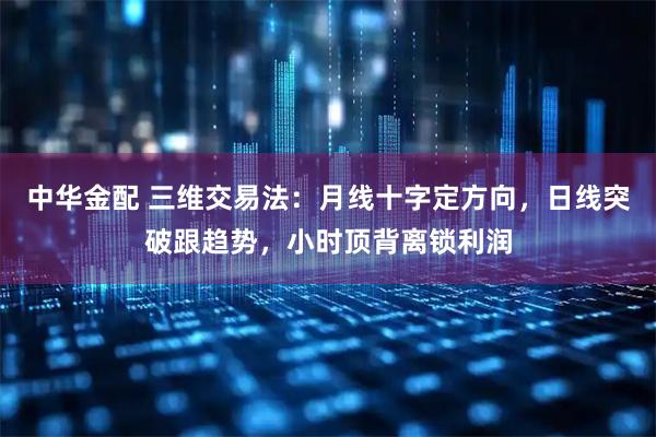 中华金配 三维交易法：月线十字定方向，日线突破跟趋势，小时顶背离锁利润